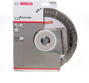 Bosch Accessoires Diamantdoorslijpschijf Best for Concrete 230 x 22 23 x 2 4 x 15 mm 1st 2608602655