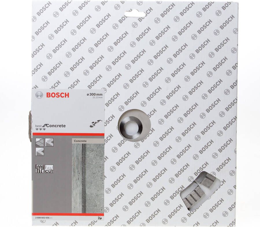 Bosch Accessoires Diamantdoorslijpschijf Best for Concrete 300 x 22 23 x 2 8 x 15 mm 1st 2608602656
