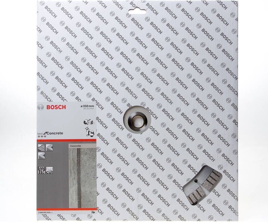Bosch Accessoires Diamantdoorslijpschijf Best for Concrete 350 x 20 00+25 40 x 3 2 x 15 mm 1st 2608602658