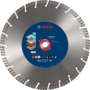Bosch Accessoires Expert MultiMaterial diamantdoorslijpschijf 300 x 22 23 x 2 8 x 15 mm 1 stuk(s) 2608900664
