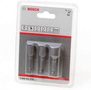 Bosch Accessoires 3-delige dopsleutelpack 3st 2608551078
