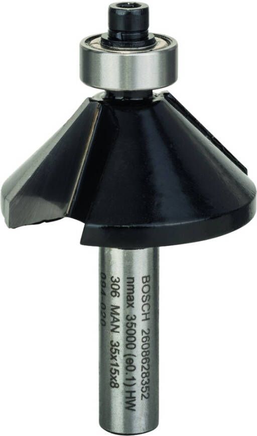 Bosch Accessoires Fase- V-groeffrees 8 mm B 11 mm L 15 mm G 56 mm 45° 1st 2608628352
