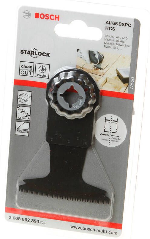 Bosch Accessoires HCS invalzaagblad AII 65 BSPC Hard Wood starlock | 2608662354