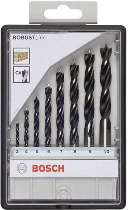 Bosch Accessoires Houtborenset | Robustline | 8-Delig | 2607010533