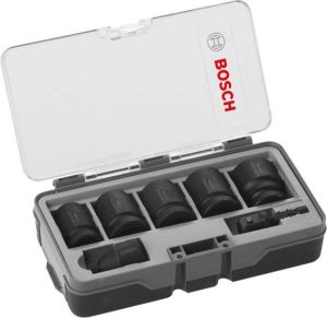 Bosch Accessoires Robuuste 1 2" Impact Control dopsleutelset voor slagmoersleutels | 40mm | 7-Dlg | 13 24 mm 2608551029
