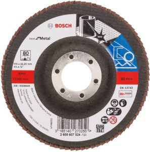 Bosch 1 Lamellenschijf 115 X571 Best for Metal recht 80