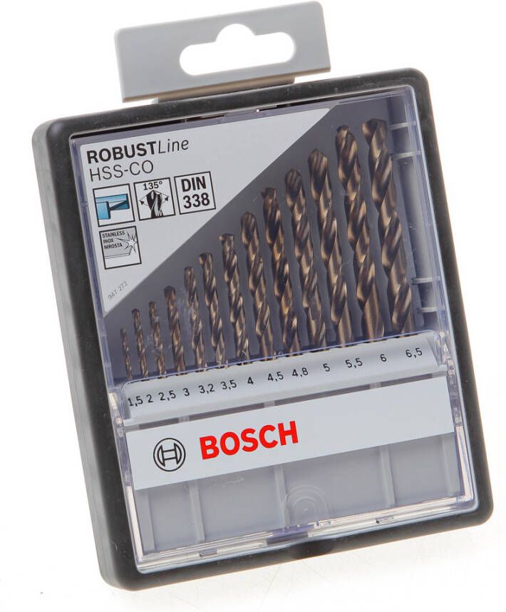 Bosch Accessoires 13-delige HSS metaalboren set | Robustline | 2607019926