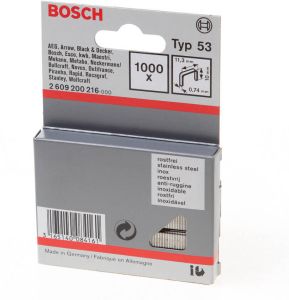 Bosch Niet met fijne draad type 53 11 4 x 0 74 x 10 mm 1000st
