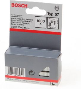 Bosch Niet met platte draad type 57 10 6 x 1 25 x 10 mm 1000st