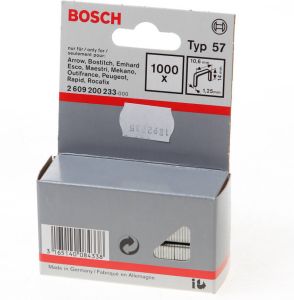 Bosch Niet met platte draad type 57 10 6 x 1 25 x 14 mm 1000st
