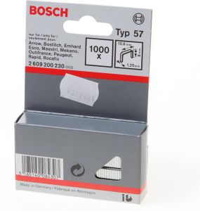 Bosch Niet met platte draad type 57 10 6 x 1 25 x 8 mm 1000st