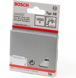 Bosch Niet met fijne draad type 58 13 x 0 75 x 6 mm 1000st