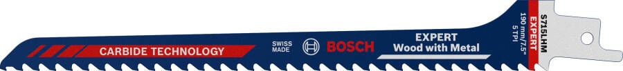 Bosch Accessoires Expert 'Wood with Metal' S 715 LHM reciprozaagblad 1 stuk 1 stuk(s) 2608900384