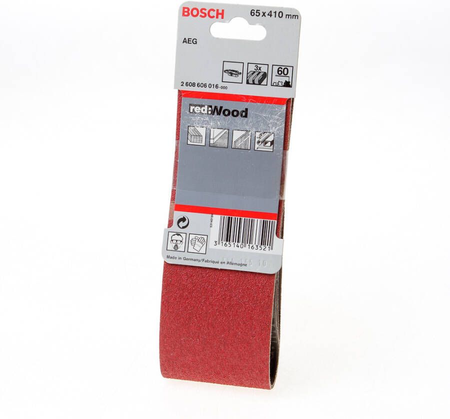Bosch Accessoires 3 Banden 65x410 X440 Best for Wood+Paint K60 2608606016