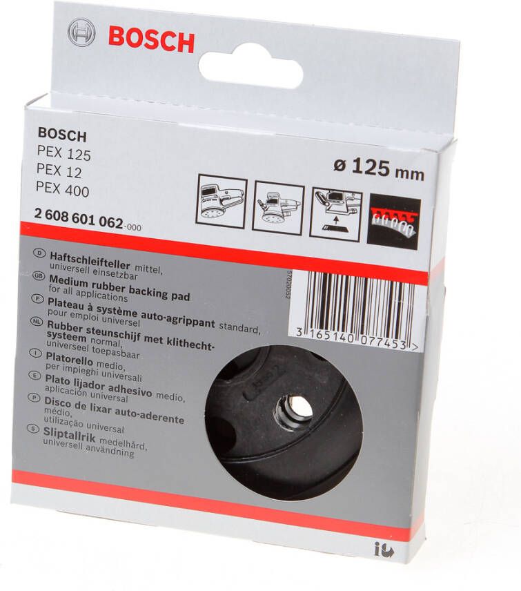 Bosch Accessoires SCHUURPLATEAU 125MM MIDDEL | 2608601062