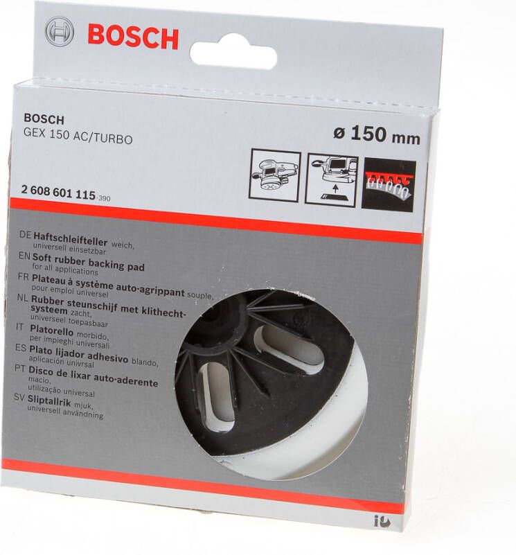 Bosch Schuurplateau 150mm zacht gex150ac