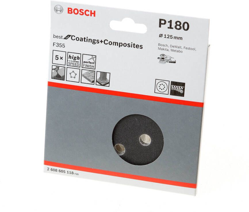 Bosch Schuurschijf 125mm coat comp k180(5)