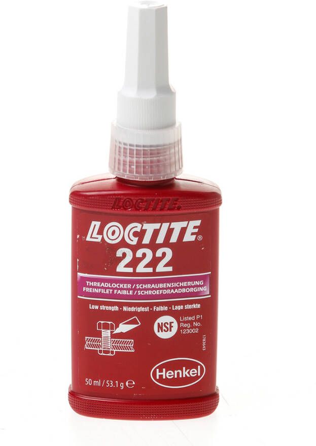 Briton Loctite schroefborgmiddel 222 50ml