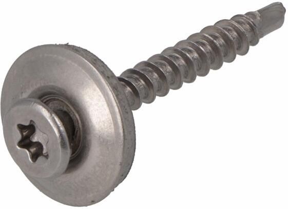 Dak & Gevel Dak&Gevel Daktrimschroef Rvs-410 Pk Epdm-Ring 15Mm Torx TX20 4.0X35 24 | 100 stuks 6302.31.25401