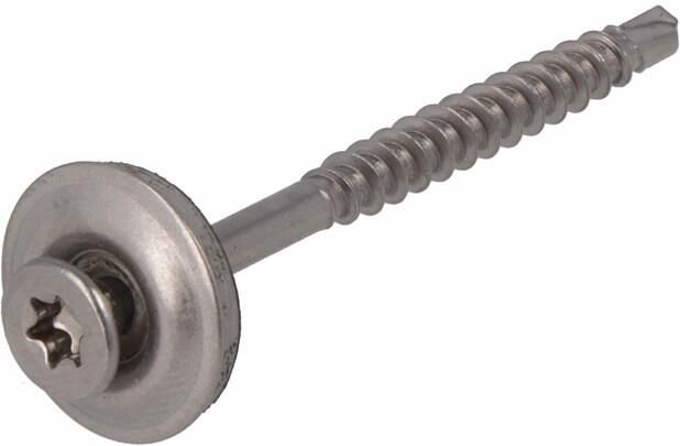 Dak & Gevel Dak&Gevel Daktrimschroef Rvs-410 Pk Epdm-Ring 15Mm Torx TX20 4.0X50 30 | 100 stuks 6302.31.25901
