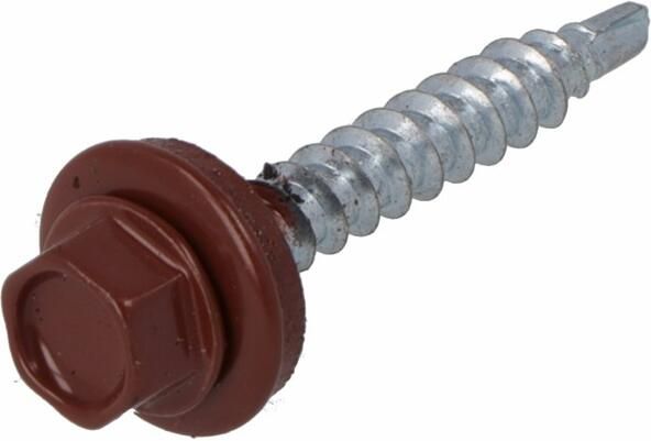 Dak & Gevel Dak&Gevel Profielplaatschroef Vz Oxiderood Ral3009 4.9X35 | 50 stuks 6304.01.37423