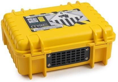 De raat Lithium-Ion koffer small (geel)