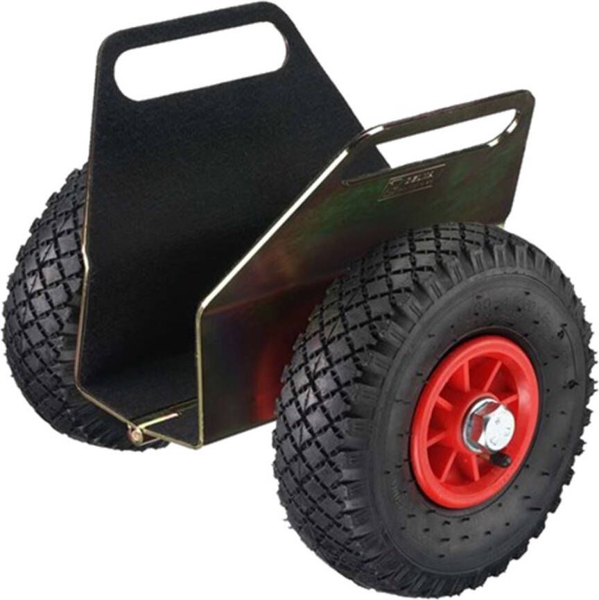 Delma Kozijnklemwagen platenwagen 160mm met luchtbanden