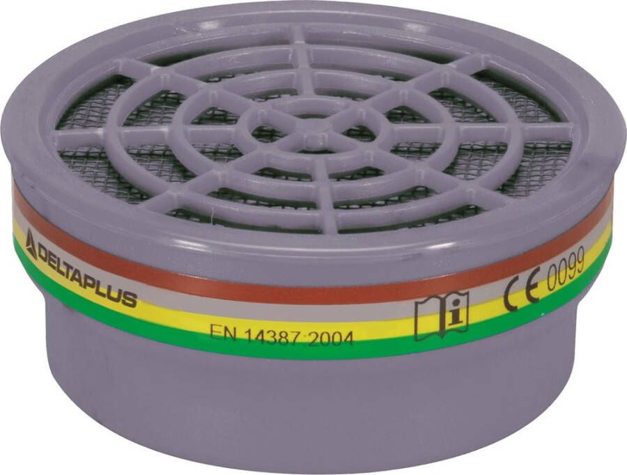 Mtools DELTAPLUS SET VAN 2 FILTERPATRONEN ABEK1 VOOR HALFGELAATSMASKER M6200-JUPITER OF M6400-JUPITER |