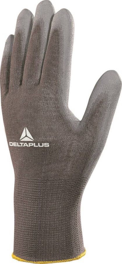 DELTAPLUS Delta Plus polyester handschoen VE702PG PU grijs mt 8