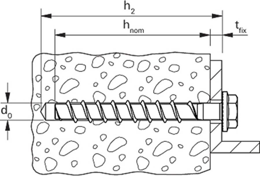 Fischer Betonschroef FBS II 10x200 145 135 115 zeskantkop 536866 20 stuk(s) 536866 - Foto 6