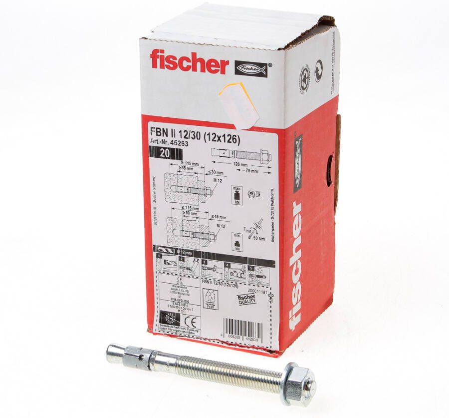 Fischer FBN II 12 30 (12X126) 20 St 45263