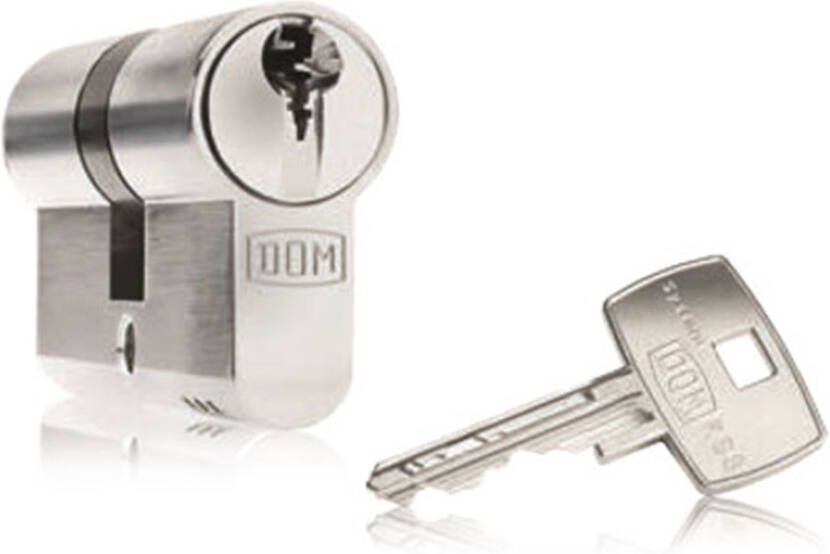 Dom Plura knopcilinder K6 K30 45S SKG2 sleutelzijde verl.