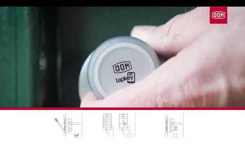 Dom Tapkey Pro 1-zijdige slimme knopcilinder 30 30 RVS