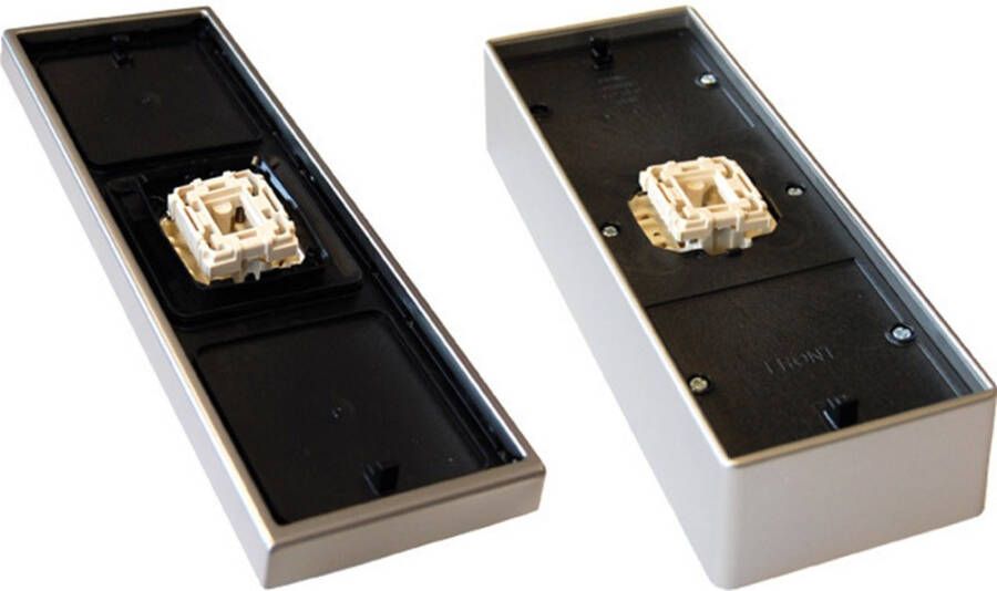 Dormakaba Dorma opbouwdoos rvs 224x82mm tbv elleboogschakelaar