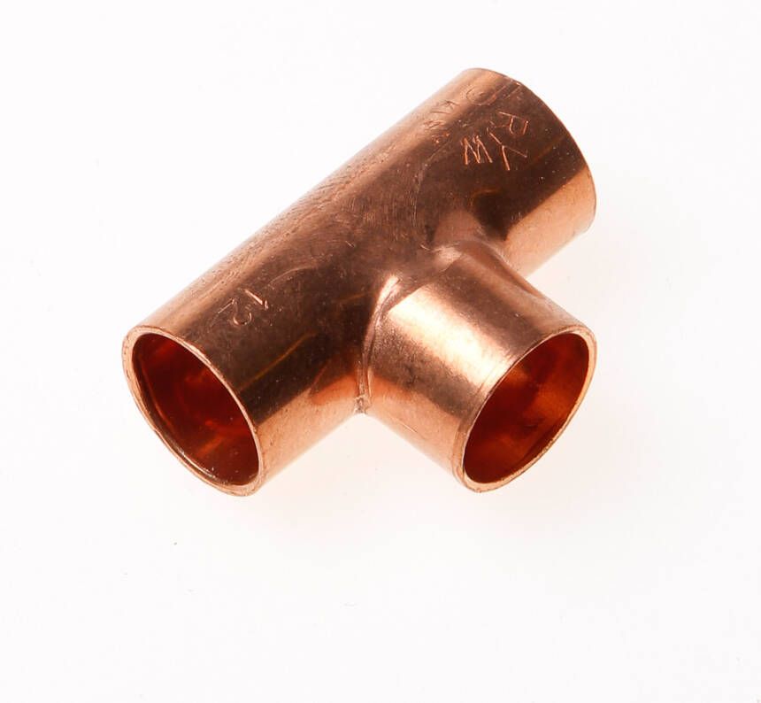 DPS Roodkoper t-stuk 12mm