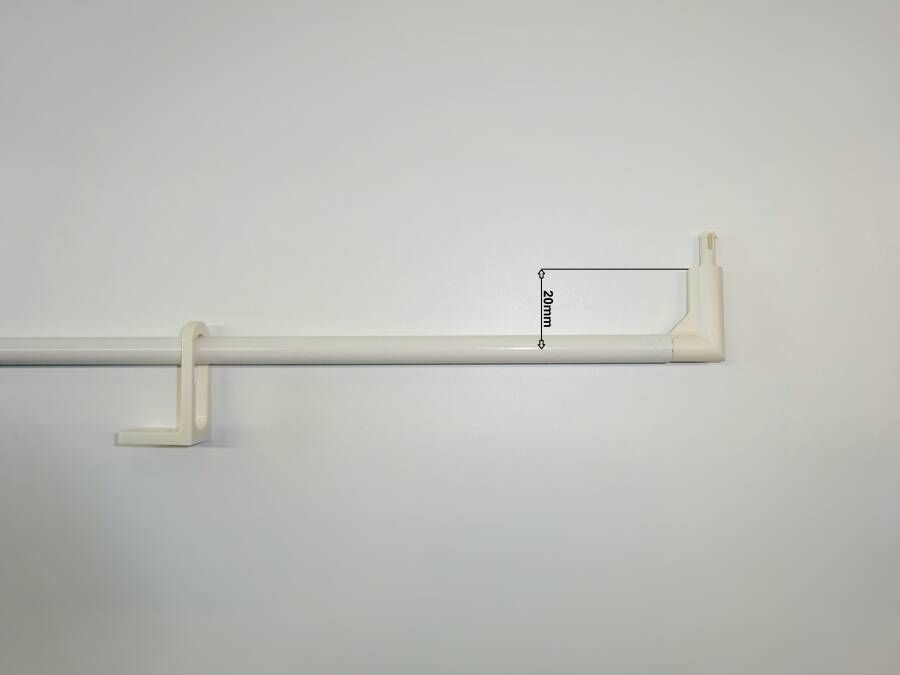 Duco Bedieningstang B=20 1000mm Ral9005