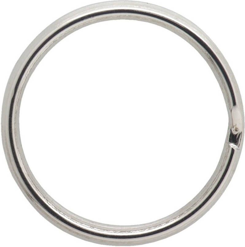 Dulimex Sleutelring dia 16mm vernikkeld