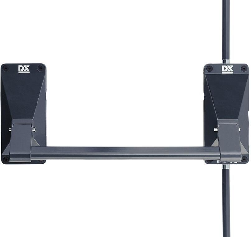 DX Anti-paniekstang DX 702 enkele deur 2-puntssluiting inbraakwerend voor houten deuren antraciet grijs