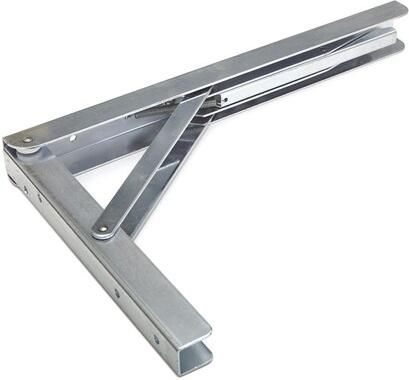 DX Drager automatisch opvouwbaar zware uitvoering 270x400 mm staal verzinkt per 6 verpakt
