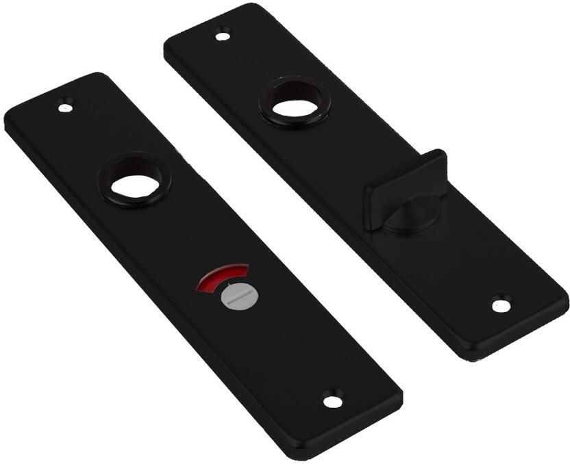 DX Kortschild type 180 41 RH tbv WC badkamerslot WC 8 55 zwart