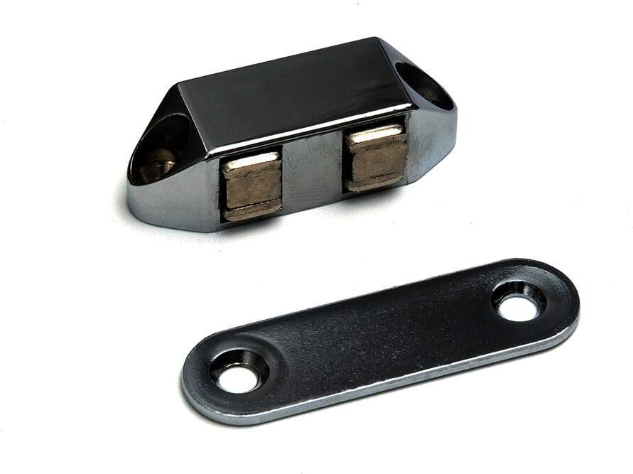 DX Magneetsnapper "Polair" type 5113E opschroevend 6 kg zamac verchroomd