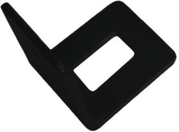 DX Opvangoog (sluitoog) voor deurvastzetters heavy duty type DVZ HD V en DVZ HD W staal zwart