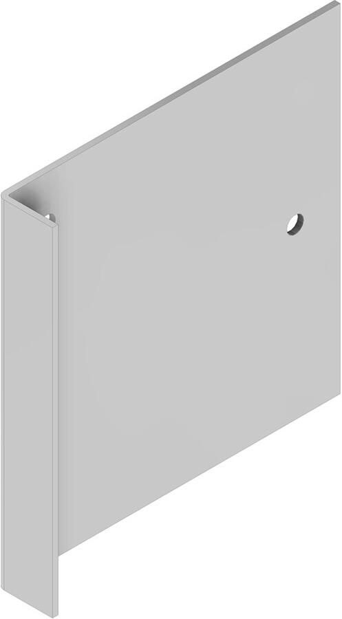 DX Sluitplaat type SP 10 fixatie d.m.v. spijkers RVS t.b.v. houten deuren