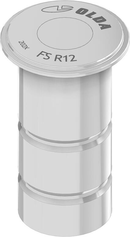 DX Sluitpot type FSR 12 lijm type Ø13 mm t.b.v. schoten tussen Ø8 mm tot Ø12 mm RVS