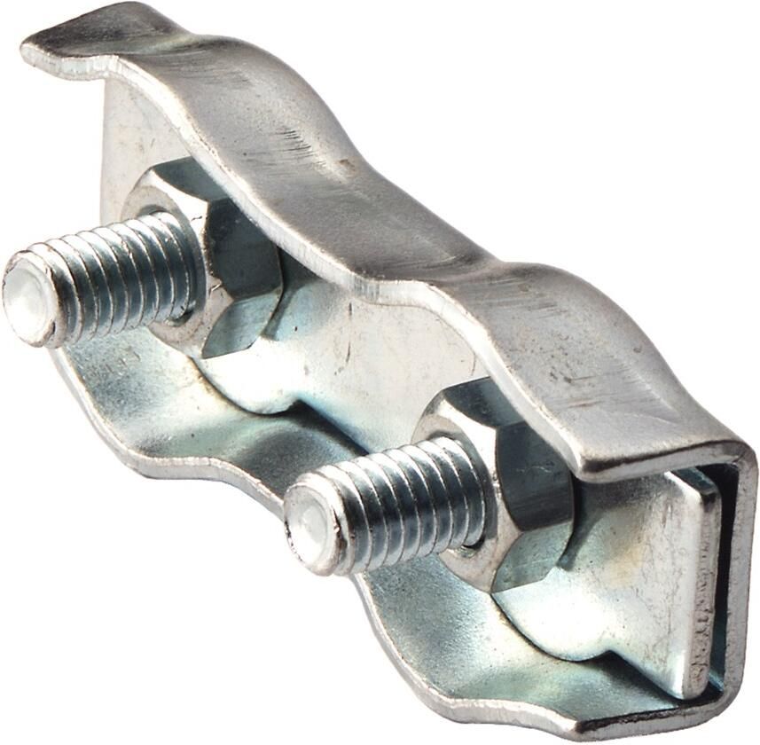 DX Staaldraadklem duplex 08 mm RVS AISI 316