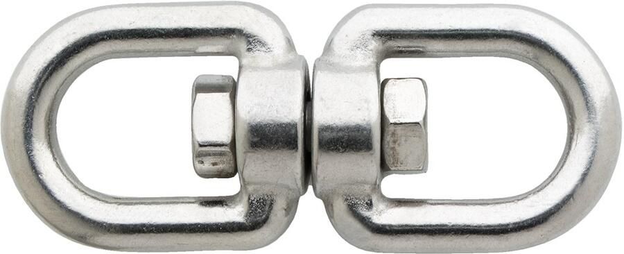 DX Wervel Oog-Oog 06 mm RVS AISI 316