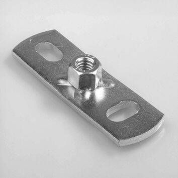 Dyka Muurplaatje geg. m6 bi.draad.