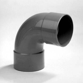 Dyka Pvc bocht lijm 90 125mm