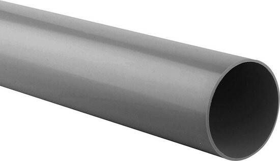 Dyka Pvc buis hwa grijs50x1 8mm