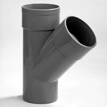 Dyka Pvc t-stuk 45 2xm 1xsp 110mm
